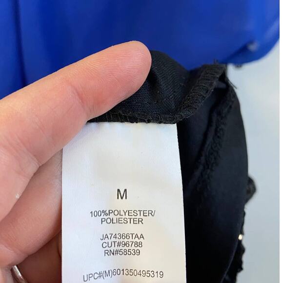 Speechless blue and black sequin mini dress medium - Picture 10 of 10